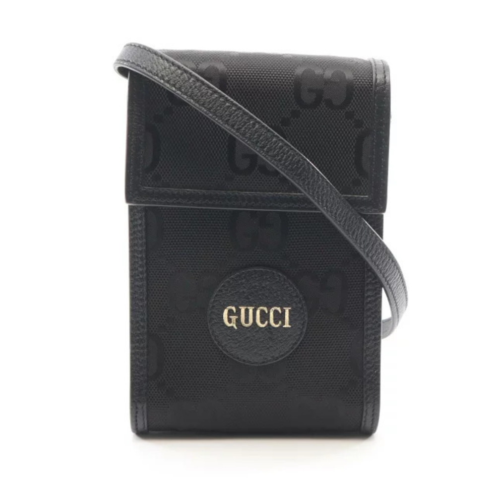 Gucci Off the Grid Bag GG Shoulder Leather Black